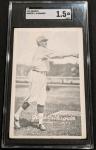 1921 Grover Cleveland Alexander Exhibit Card SGC 1.5
