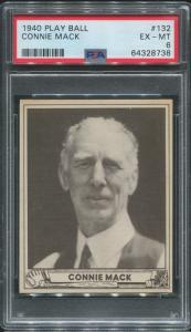 1940 Play Ball Connie Mack Athletics #132 Card