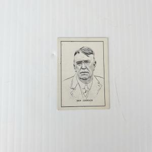 1950 Callahan Ban Johnson Baseball Trading Card