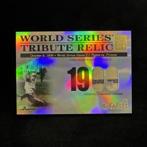 2003 Topps Tribute Ty Cobb Game Used Jersey