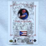 2000 Upper Deck Ivan Rodriguez Baseball Card