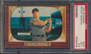1955 Bowman Mickey Mantle Baseball Card #202