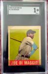 1948-49 Leaf Joe DiMaggio #1 NY Yankees Card