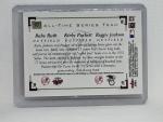 Babe Ruth, Kirby Puckett, Reggie Jackson 2002 Card