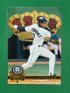 1997 Alex Rodriguez Gold Crown Die-Cut Card