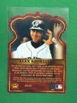 1997 Alex Rodriguez Gold Crown Die-Cut Card