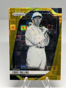 2025 Panini Prizm Eddie Collins Gold Pandora Card