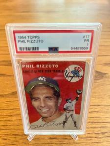 1954 Topps Phil Rizzuto Yankees Card - Rare