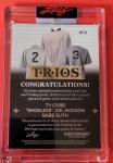 Babe Ruth Game Used Bat Card with Ty Cobb