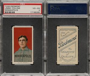 T206 Jimmy Collins HOF PSA 4 - Portrait Card