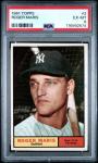 1961 Topps Roger Maris #2 PSA 6 Card