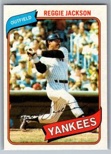 1980 Topps Reggie Jackson #600 HOF Card
