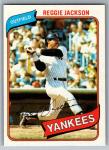 1980 Topps Reggie Jackson #600 HOF Card