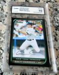 Brett Gardner 2008 Bowman Rookie Card Gem Mint