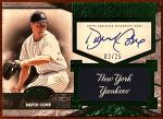 2025 Topps Tier One David Cone Auto Yankees