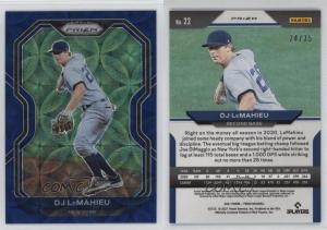 2021 Panini Prizm Navy Blue Kaleidoscope DJ LeMahieu