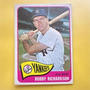 1965 Topps Bobby Richardson Yankees Baseball Card