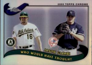 2002 Topps Chrome Refractors Jason Giambi #T273