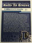 1997 Rare Durham Bulls to Braves Baseball Card Set