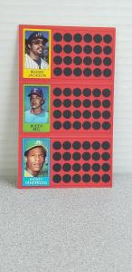 1981 Topps Scratch-Off Ricky Henderson Card