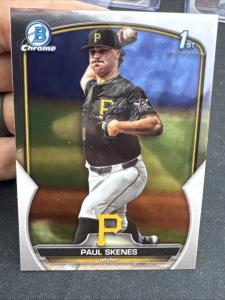 2023 Bowman Chrome Paul Skenes Rookie Card