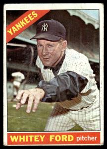 1966 Topps Whitey Ford Yankees Card #160