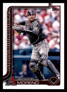 2025 Topps Gabriel Moreno Arizona Diamondbacks Card