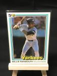1981 Donruss Willie Randolph #345 Card