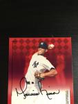 1998 Donruss Mariano Rivera Autographed Card Rare
