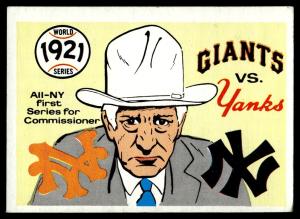 1970 Fleer World Series Giants vs Yankees Card