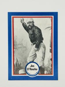 1976 Shakey's Pizza Hall of Fame Jim O'Rourke Card