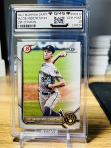 2022 Bowman Draft Jacob Misiorowski Gem Mint RC
