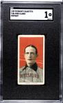 1909 T206 Fred Clarke Portrait Baseball Card