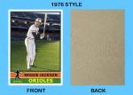Reggie Jackson Orioles Custom Art Card