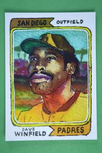 Dave Winfield 2025 Topps Rainbow Foil Card