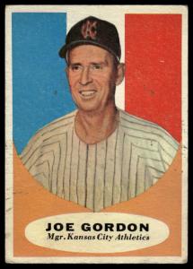 1961 Topps Joe Gordon Baseball Card #224