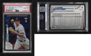 2020 Ben Baller Blue Refractor DJ LeMahieu #55