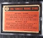 1966 Topps Venezuelan Roy White Rookie Card