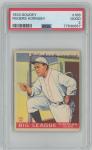 1933 Goudey Rogers Hornsby Rookie PSA 2 Card
