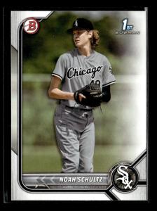 2022 Bowman Draft Noah Schultz White Sox Card Lot