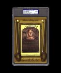 Joe DiMaggio Signed HOF Plaque Postcard 8/27