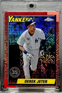 Derek Jeter Rare Mojo Refractor Card