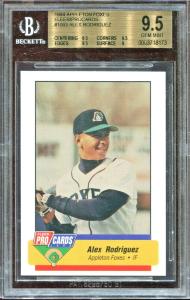 Alex Rodriguez 1994 Fleer Procards Rookie Card BGS 9.5