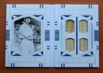Eddie Collins 2021 National Treasures Quad Bat Booklet