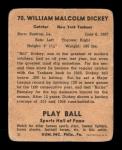 1941 Play Ball Bill Dickey Card #70