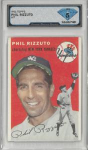 1954 Topps Phil Rizzuto #17 Baseball Card