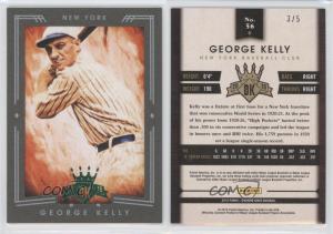 2015 Panini Diamond Kings George Kelly Green /5