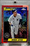 Derek Jeter Rare Mojo Refractor Card