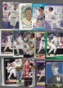 50 Unique Don Mattingly Sports Cards Lot