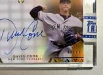 2015 Topps Tribute Green Autograph David Cone 48/75